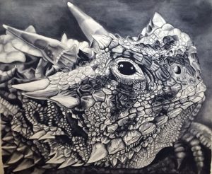 Texas Horned Lizard Print